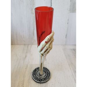 Easter unlimited Halloween skeleton hand champagne‎ flute cup decor